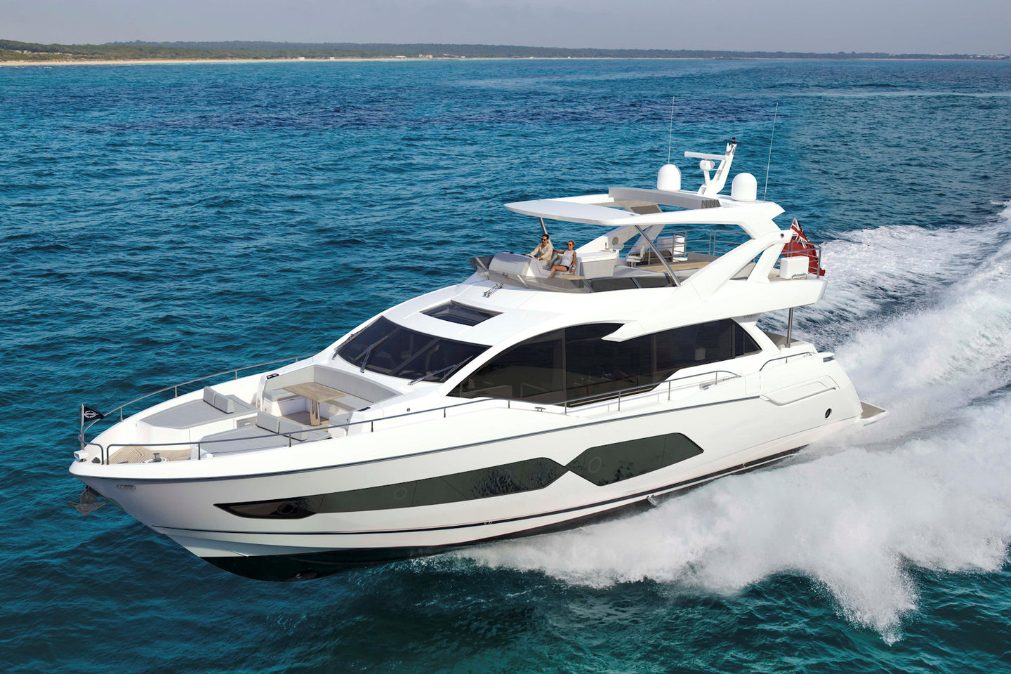 360 VR Virtual Tours of the Sunseeker 76 Yacht