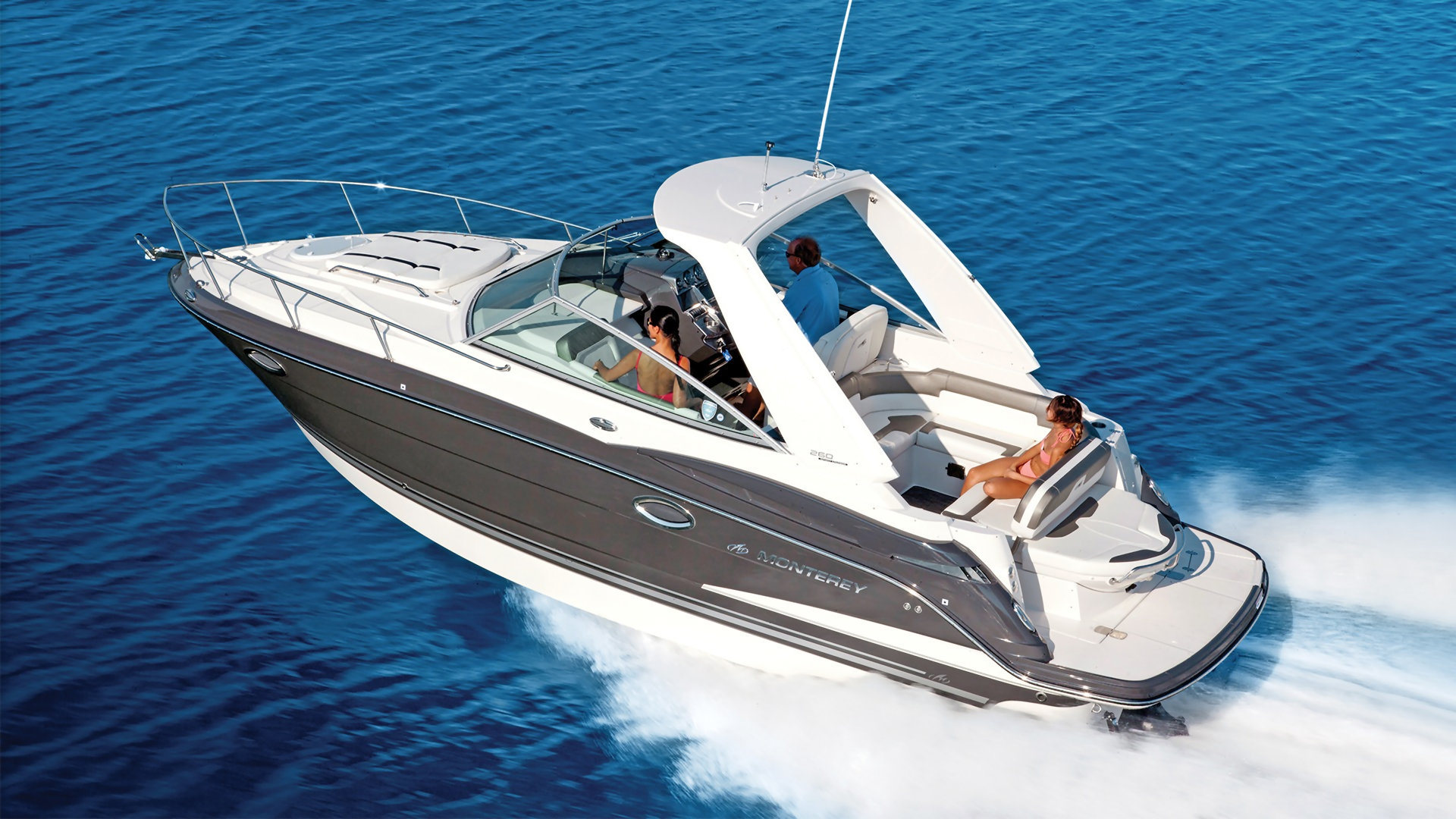 360 VR Virtual Tours of the Monterey 275 Sport Yacht
