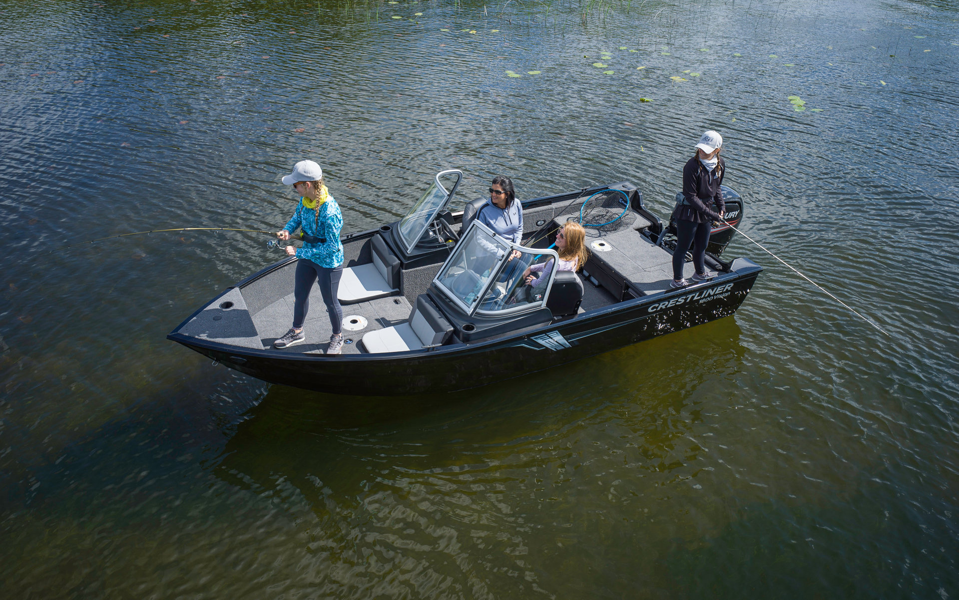360 VR Virtual Tours of the Crestliner 1600 Vision WT