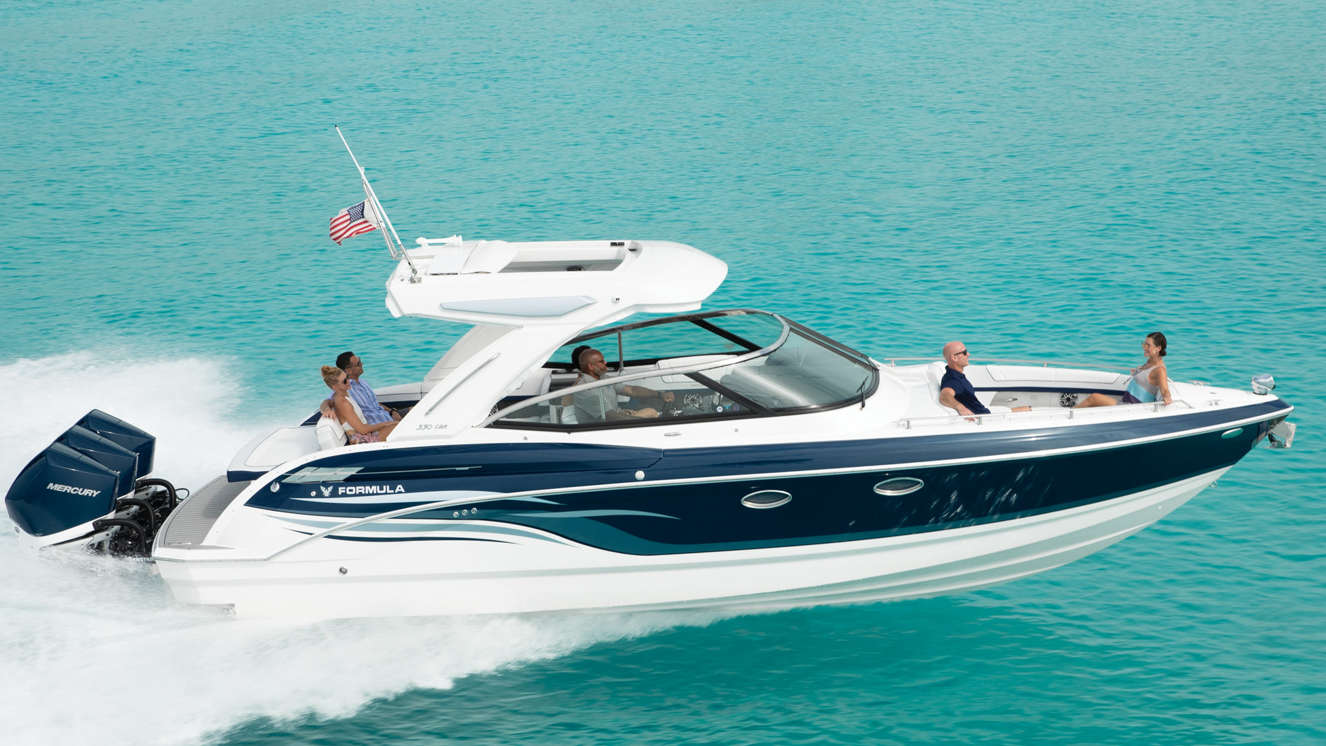 360 VR Virtual Tours of the Formula 330 Crossover Bowrider