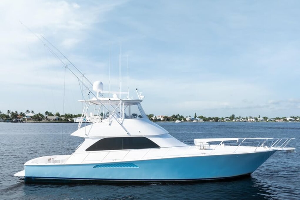360 VR Virtual Tours of the 2009 Viking 54' Convertible 