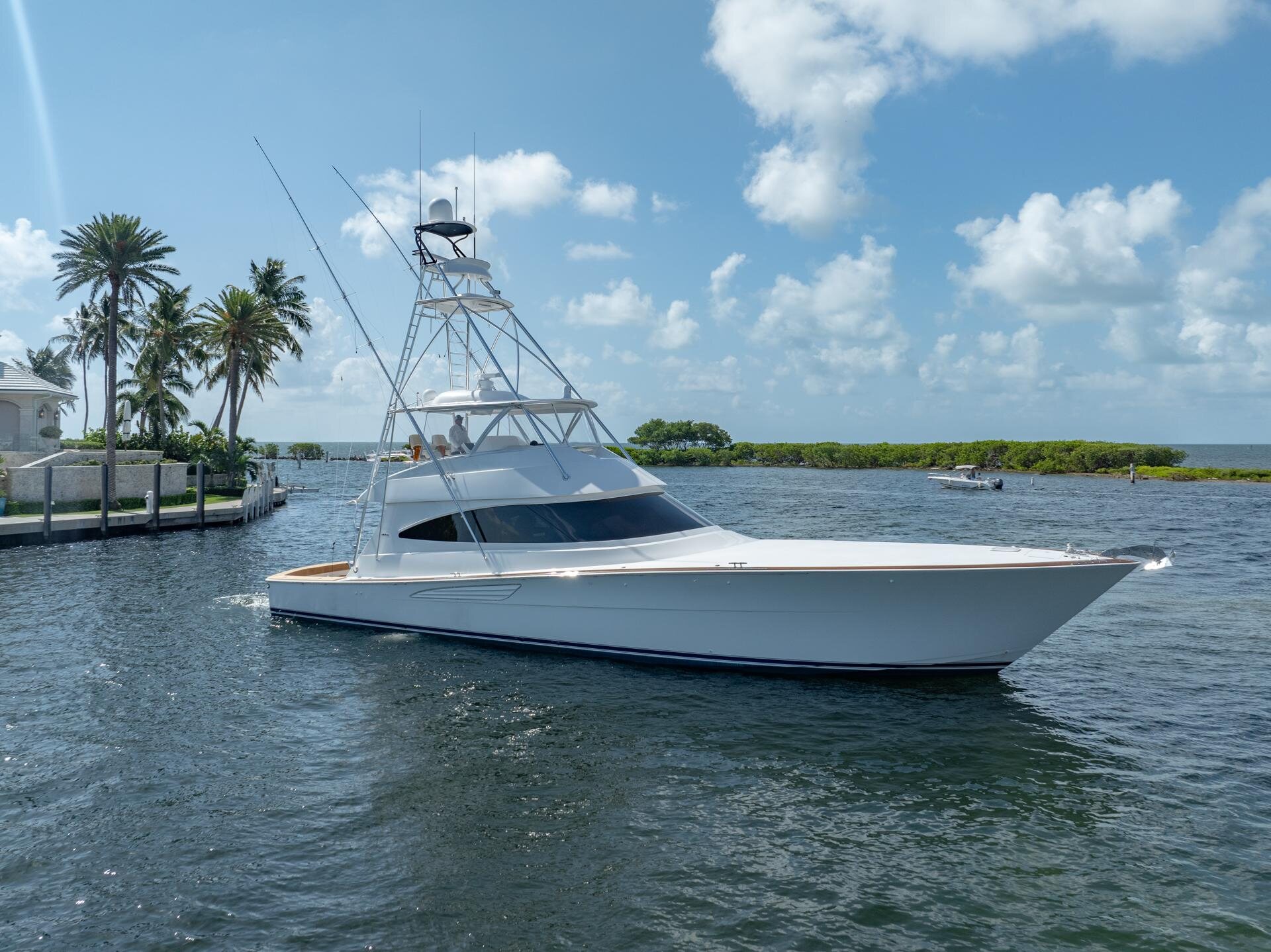 360 VR Virtual Tours of the 2020 Viking 68' Convertible “REEL CENTS”