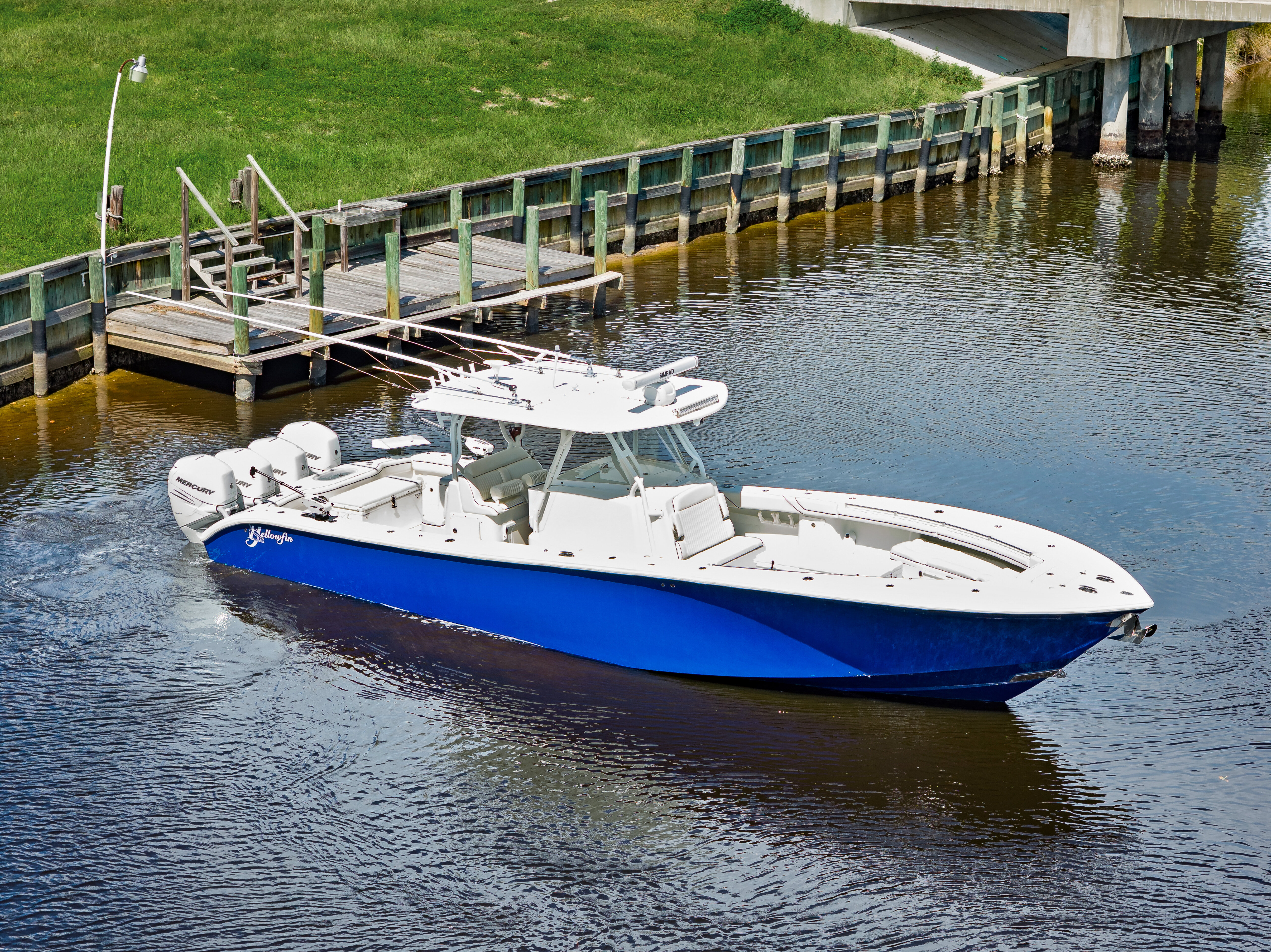 360 VR Virtual Tours of the 2013 Yellowfin 39 Center Console